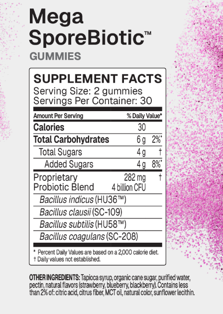 MegaSporeBiotic™ Gummies for Adults