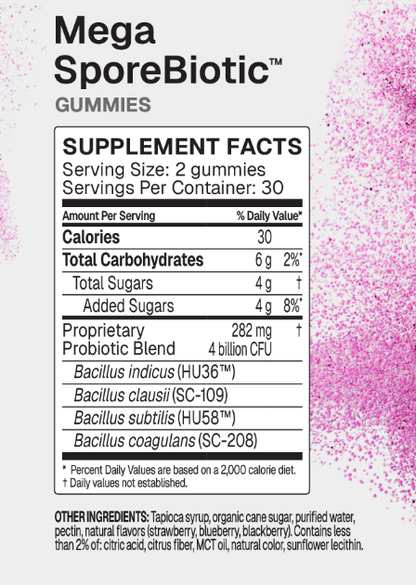 MegaSporeBiotic™ Gummies for Adults