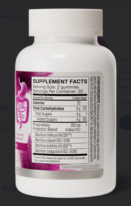 MegaSporeBiotic™ Gummies for Adults